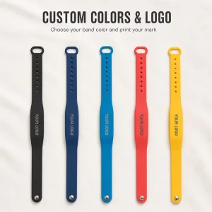Custom logo Adjustable Smart Silicone Nfc Wristband Water Proof Swimming Pool Rfid Bracelet