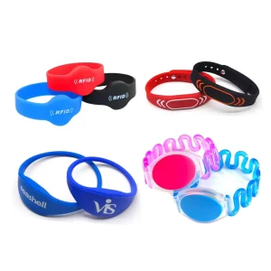 Custom logo Sublimation 13.56mhz Qr Code Smart Silicone Wristband Waterproof Fabric Adjustable 125khz Rfid Bracelet