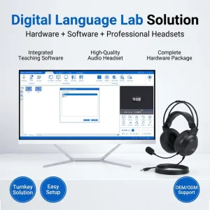 Customizable Language Laboratory System Integrated Software Hardware for College University English Teaching Lab