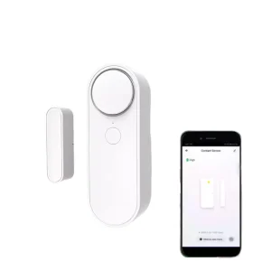 Customizable Wireless Adjustable Sound Tuya Window Door Alarm Sensor Magnetic with SOS Panic Button WiFi Door Sensor