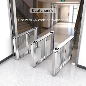 Customized Access Module Anti pinch Anti tailgating Six Pairs of Infrared Sensors Stainless Steel Turnstile Gate