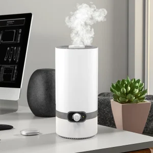 Customized Electric 4L Plastic Ultrasonic Humidifier Aromatherapy Constant Humidity Control Mute Atomization Night Light Hotel
