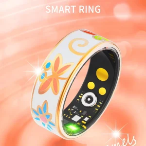 Customized Fitness Tracker Smart Ring Remote Control IP68 Multi-Sport Modes Calorie Counter Step Watch Sleep Monitor App Alert