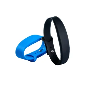 Customized LOGO Print Waterproof Silicone Bracelet 13.56Mhz RFID Classic 1K RFID Silicone Wristband RFID Bracelet for Swimming