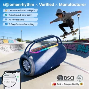 CustomizedStreet Outdoor Activities Portable Wireless Speaker DJ Party Audio System Heavy Bass Loud Sound Stage Use
