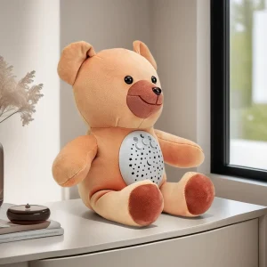 Cute Stuffed Animals Plush Toy PP Cotton White Noise Machine Baby Sleep Products Promotional Gift Smart Speaker