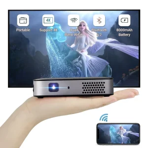 D061 Full HD Home Theater Video Projecteur Smart Android TV Mobile Phone Projecteur Portatil Portable Mini Projector 4k