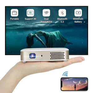 D061 Portable Mini Beamer Hd Home Theater Video Proyector Dlp Smart Android TV Projector