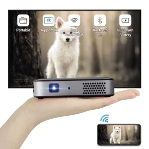 D061AQ Smart Wireless Android Projector Full HD Home Theater Video Proyector Portable Outdoor Mini Projector