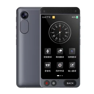 D21 Smart Translator, 142/12-Language Voice, 34-Language Text Extraction, Music and Video Playback for Travelers and Scholars