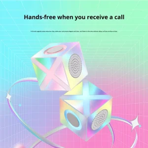 D28 for Bluetooth Smart Speaker New Private Model with Cool Colorful Lights Portable Desktop Small XO Cool for Consumers
