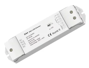 DA4 DC12V 24V 4 Channel Dimmer DALI Dimmable LED Driver Push Dim Dali Dimmer 20A LED Push Dimmer for DALI System