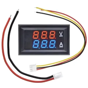 DC 0 100V 10A Digital Voltmeter Ammeter 0.28 Inch Dual LED Display Voltage Current Panel Meter