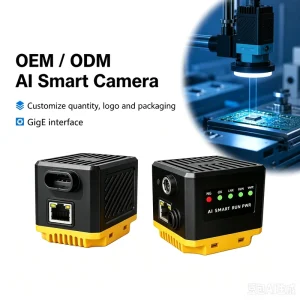 DC 080 1.3MP Built in AI Vision Sensor IP67 Linux System IO Interface for OCR Defect Dimension Counting Front Back and Presence