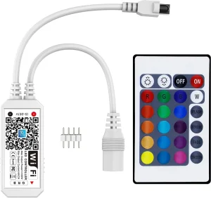 DC 12V 24V Smart Remote Control RF Wifi Magic Home 24Key RGB Mini LED Remote Controller