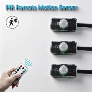 DC12V 24V Adjustable Time Delay PIR Motion Sensor Mini Infrared Human Body Detector Smart Auto Switch for LED Strip Light