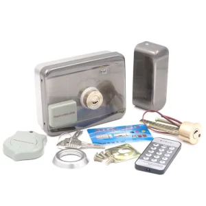 DC12V Aluminum Electric Door Lock with NFC Card and Memory Card, Used for Card Swiping Access Control of the Main Door