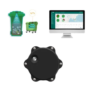 DF703 Wireless NB IoT LoRaWAN 4G Ultrasonic Garbage Bin Fill Level Sensor Waste Management Trash Detector