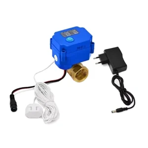DN15 (1 2 Inch) Brass Automatic Water Valve Water Leak Alarm System 85db Alarm & 6M Water Sensor for Home Leakage Protection