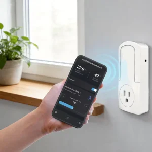 DOMISI WTS5100 Smart WiFi Thermostat for Bathroom Floor Heating Systems Anti flammable PC Energy Saving Easy Installation Fire