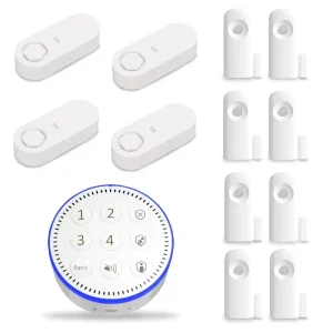 DP-W4 Wifi Alarm Panel GSM Home Security Alarm System Keypad Sensor Door Pir IP Camera Motion Alarm