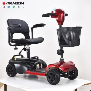DRAGON OEM Customized Medical Mobility Scooter 4 Wheel Automatic Electric Smart Scooter for Old People Handicap Powered Vehicle