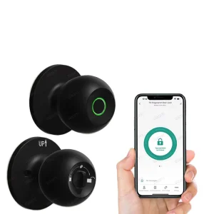 DS&KD DSR010 Smart Lock Spherical Apartments Quick Release Pin Ball Locking Steel Ball Knob Fingerprint Keyless Cloud for