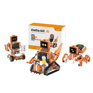 DaDa bit AI Large Model Kit Programmable Building Block Kit Powered by Micro bit with AI Vision Module Supports Sensor Expansion