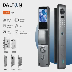 Dalton P60 1080P HD Video with Wide View Smart Door Lock Wifi with 3d Face Recognition Smart Lock Electronic