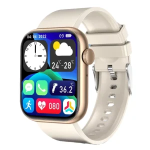 Deluxe Smartwatch for Men with Full Touch Screen and IP67 Waterproof Fitness Tracking Compatible with Android and iOS