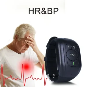 Dementia Wandering Prevention GPS Tracker 4G GPS Heart Rate SOS One Touch Call Pill Reminder for Aging Parent