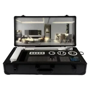 Demo Box Hotel Room Smart Home Demo Case All in One Sample Kit Curtain Motor Hub Switch Panels for Project Sales Show Use