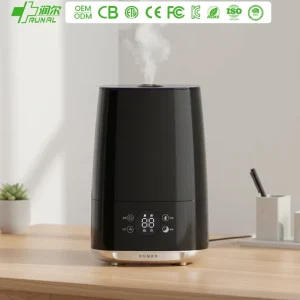 Desktop Black AC Electric Plastic Cool Mist Smart Ultrasonic Humidifier Remote Control Timer Negative Ion Household