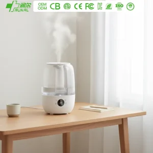 Desktop Cool Mist Smart H20 Ultrasonic Humidifier Electric Color-Changing LED Light 2L Capacity for Household