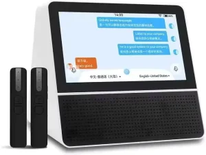 Desktop Dual Screen AI Translator Machine with 10 Inch Touchscreen for Business