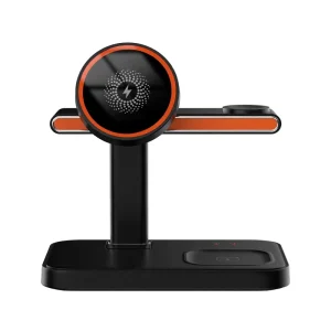 Desktop Magnetic 3-in-1 Wireless Charger Foldable 15W Multi-Function Phone Bluetooth Earphone Stand CF45 Model Place of Origin