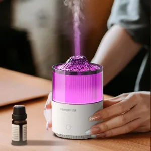 Desktop Mini 200Ml 7 Colors Led Light H2O Humidifier Air Home Fogger Mist Maker Ultrasonic Air Humidifiers