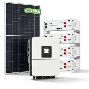 Deye Complete 5kW Single Phase Hybrid Solar Kit Mono PV Panels 10kWh Stackable Rack LiFePO4 ESS Battery Home Hybrid System