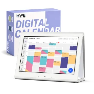 Digital Calendar Smart WiFi Electronic Day 10.1 Inch Large Screen HD LCD IPS Photo Frame Wall Mounted Desk Office