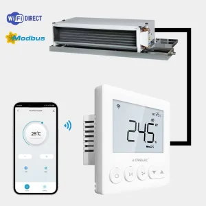 Digital Central Air Conditioning FCU Fan Coil Unit Thermostat Weekly Programmable Temperature Controller Price