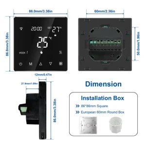 Digital Control Thermal Heat Regulator Wifi Thermostat for Electric Water Gas Boiler Heating System Wifi Thermostat
