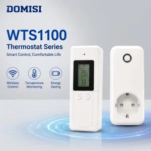 Digital Electronic Room Smart Thermostat with Socket App Controlled Energy Saving for Heating and Cooling Devices