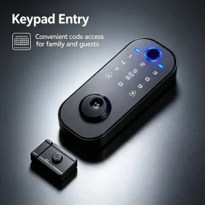 Digital Fingerprint Smart Door Lock Biometric RFID Card Keyless Electronic Smart Lock for Home Apartment Access Control System