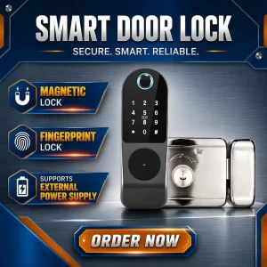 Digital Fingerprint Zigbee Remote Control Tuya App Wi-Fi Waterproof Smart Lock Outdoor for Steel Door Inside Panel Lock
