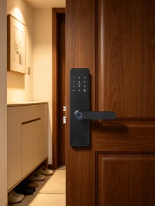 Digital Interior Smart Lock App Remote Unlock Multi User Access Grade Security Wi-Fi Compatible Wood/Steel/Aluminum Doors