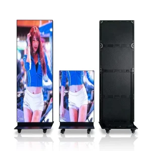 Digital LED Poster Screen for Retail Store Advertising Indoor Floor Standing Signage with App Control WiFi
