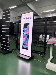 Digital Poster Screen 70 83 Inch LED Display Touch Screen for Airport Advertising