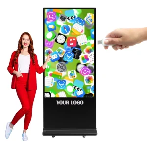 Digital Signage Advertising Player Split Screen Loop Playback Shopping Malls Retail Stores Airports Subway Touchscreen Indoor