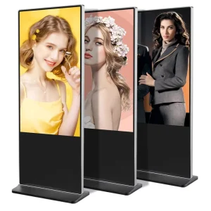 Digital Signage Displays Indoor 32-85 Inch Smart Kiosk Vertical LCD Floor Standing Advertising IPS Panel Capacitive Touch