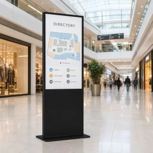 Digital Signage Manufacturer Ultra Thin 65 75 Inch Portable Digital Board Totem Touch ScreenOEM ODM For Commercial Applications